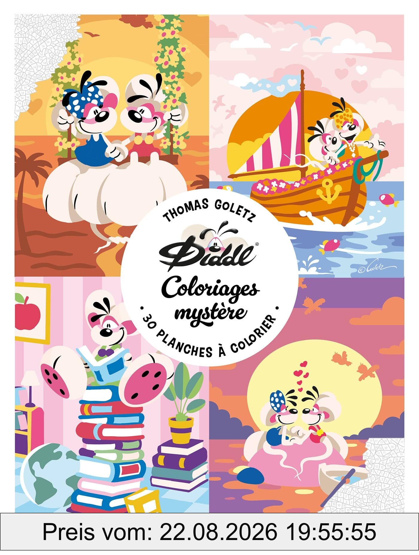 Diddl : coloriages mystère : 30 planches à colorier