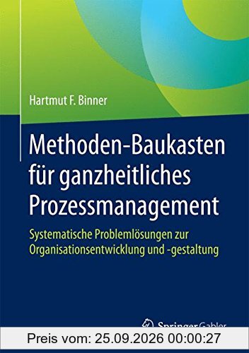 Methoden-Baukasten für ganzheitliches Prozessmanagement: Systematische Problemlösungen zur Organisationsentwicklung und -gestaltung
