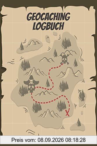 Geocaching Logbuch: Notizbuch und Logbuch für Geocacher - Geocaching Zubehör und Ausrüstung Nano - Kleines Geocach Buch