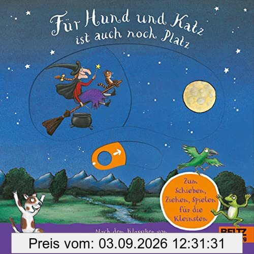 Für Hund und Katz ist auch noch Platz: Pappbilderbuch zum Ziehen, Schieben, Spielen für die Kleinsten