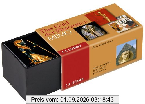 Das Gold der Pharaonen. Memo: Schätze aus Ägypten. Gedächtnisspiel mit 36 Motiven