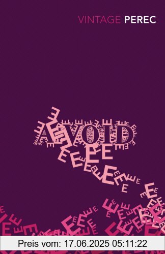 Binding : Taschenbuch, Label : Vintage Classics, Publisher : Vintage Classics, NumberOfItems : 1, PackageQuantity : 1, medium : Taschenbuch, numberOfPages : 304, publicationDate : 2008-01-03, releaseDate : 2008-01-03, authors : Georges Perec, translators : ADAIR Gilbert -, languages : english, ISBN : 0099512165