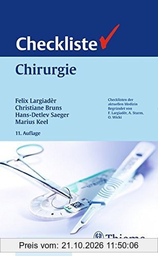 Checkliste Chirurgie (Checklisten Medizin)