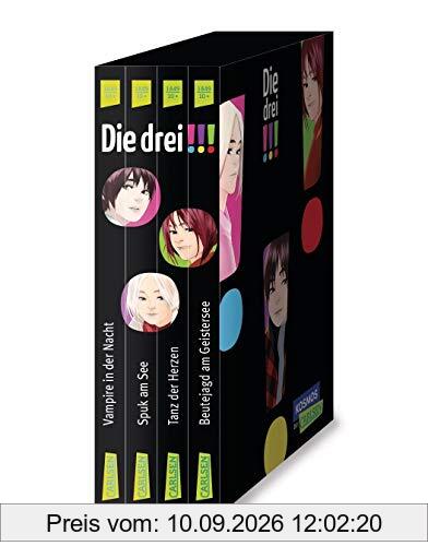 Die drei !!!: 4 Bände im Schuber (Spuk am See, Vampire in der Nacht, Tanz der Herzen, Beutejagd am Geistersee)