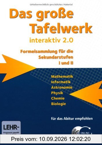 Das große Tafelwerk interaktiv 2.0 - Östliche Bundesländer und Berlin: Schülerbuch mit CD-ROM