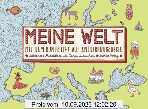 MEINE WELT: Mit dem Buntstift auf Entdeckungsreise. Aktivtitätsblock