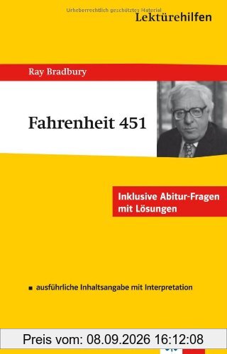 Lektürehilfen Fahrenheit 451. Ausführliche Inhaltsangabe und Interpretation