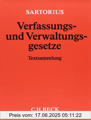 Binding : Ringeinband, Label : Beck C. H. MÃ¼nchen, , Publisher : Beck C. H. MÃ¼nchen, , medium : Sonstige Einbände, publicationDate : 2012-01-01, authors : Carl Sartorius, languages : german, ISBN : 3406456456
