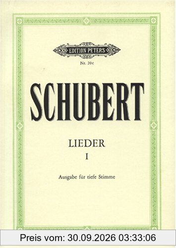 Lieder, Band 1: Tiefe Singstimme