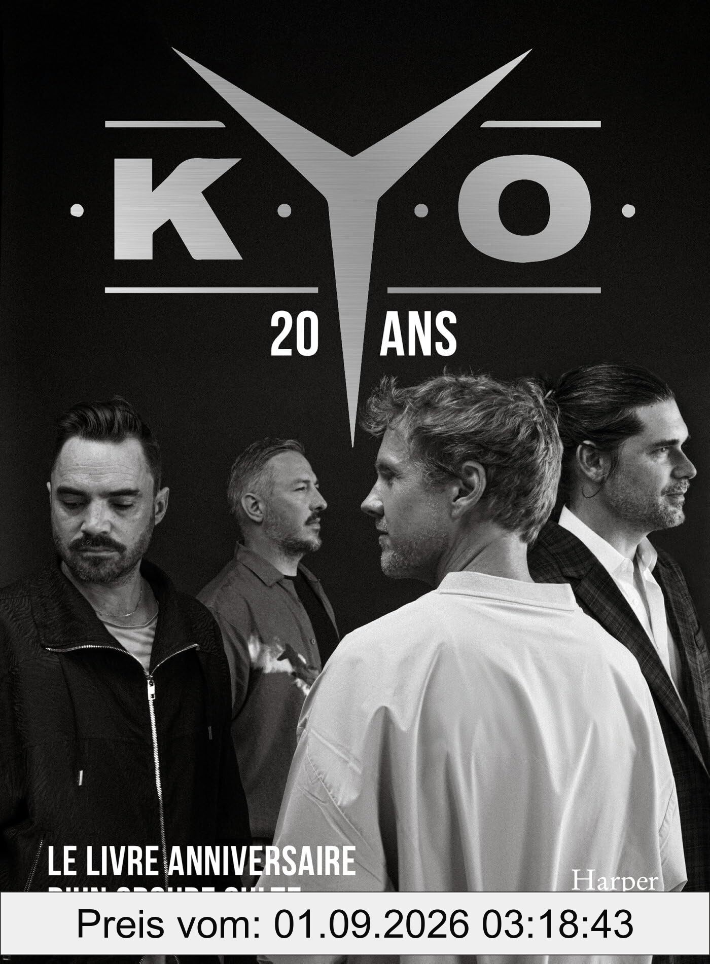 Kyo : 20 ans : le livre anniversaire d'un groupe culte