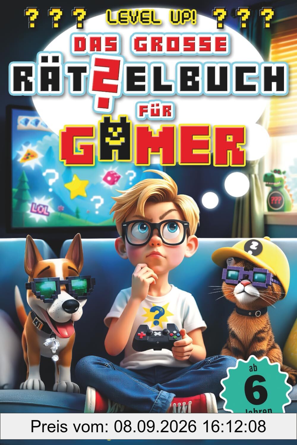 Level Up – das große Rätselbuch für Gamer ab 6 Jahren