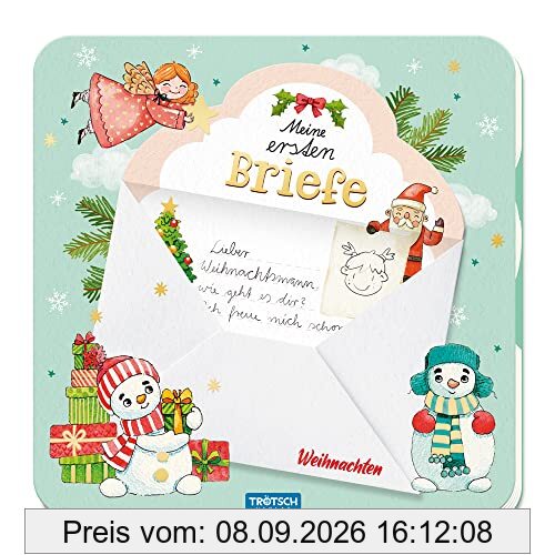 Trötsch Meine ersten Briefe Weihnachten Briefpapierbuch Wunschzettelbuch: Kinder Geschenke Briefe Briefpapier Geschenkidee Weihnachtsmann