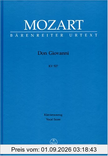 Don Giovanni KV 527. Dramma giocoso in due atti. Klavierauszug - Vocal Score