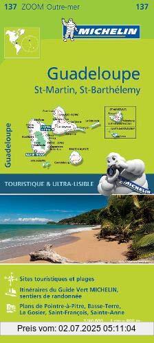Die Buchhandlung in Oelde hat das Buch Guadeloupe - Zoom Map 137 (Michelin Zoom Map, Band 137)