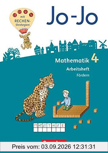 Jo-Jo Mathematik - Allgemeine Ausgabe 2018 - 4. Schuljahr: Arbeitsheft Fördern