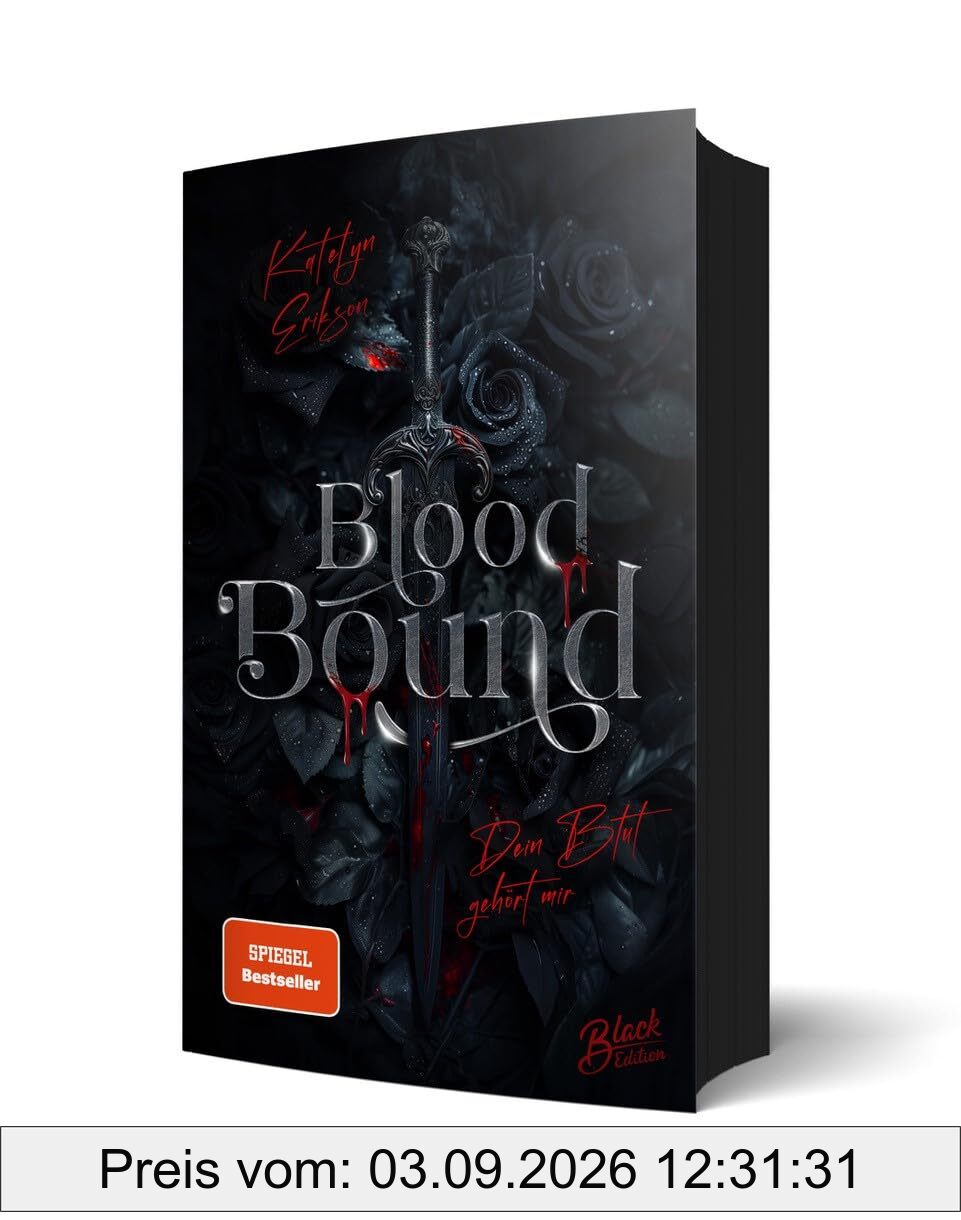 Blood Bound: Dein Blut gehört mir | Mit Farbschnitt und weißer Schrift auf schwarzen Seiten