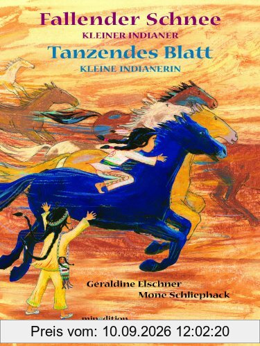 Fallender Schnee und Tanzendes Blatt: Kleiner Indianer und kleine Indianerin: Kleine Indianerin und kleiner Indianer