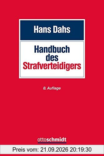 Handbuch des Strafverteidigers