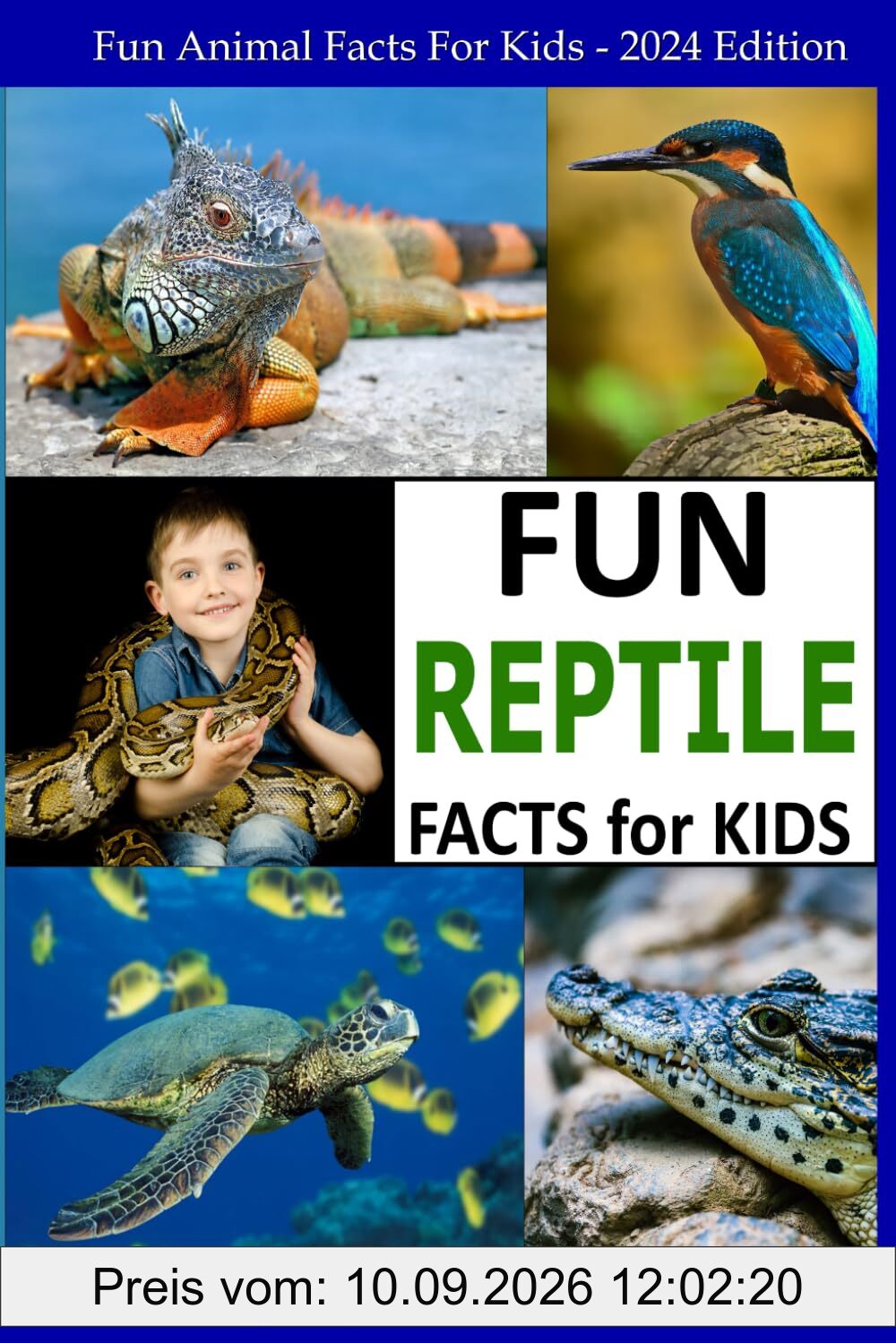 Fun Reptile Facts for Kids 9 - 12 (Fun Animal Facts for Kids, Band 4)