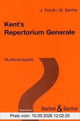 Kent's Repetorium Generale. Ausgabe in einem Band