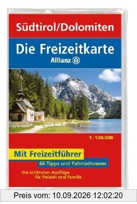 Die Allianz Freizeitkarte Südtirol - Dolomiten 1:120 000