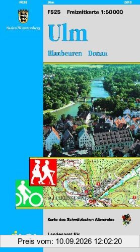 Ulm: Blaubeuren Donau: Blaubeuren, Donau. UTM-Gitter für GPS