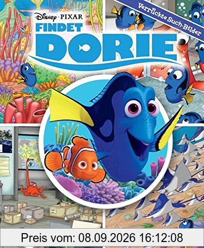 Findet Dorie - Verrückte Such-Bilder - Hardcover-Wimmelbuch