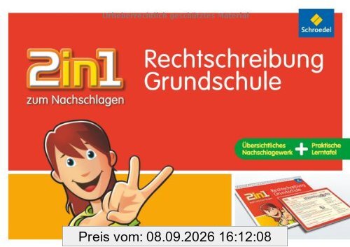 2in1 zum Nachschlagen, Grundschule: Rechtschreibung Grundschule