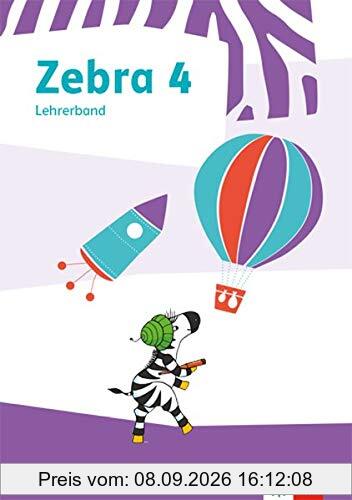 Zebra 4: Lehrerband zum Verbrauchsmaterial Klasse 4 (Zebra. Ausgabe ab 2018)