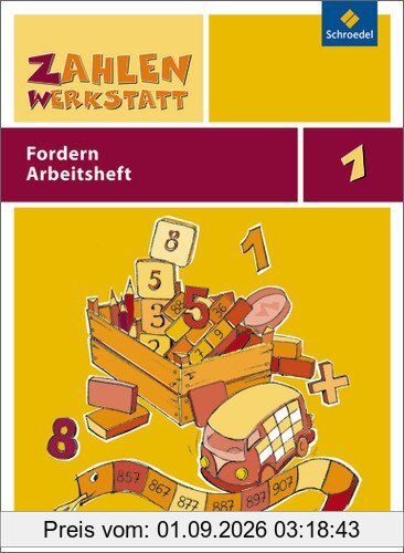 Zahlenwerkstatt: Fordern: Arbeitsheft 1