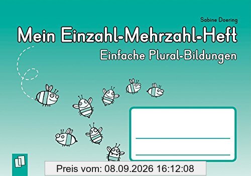 Mein Einzahl-Mehrzahl-Heft: Einfache Plural-Bildungen