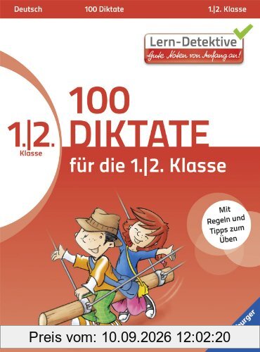 Lern-Detektive: 100 Diktate für die 1. und 2. Klasse