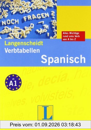 Langenscheidt Verbtabellen Spanisch