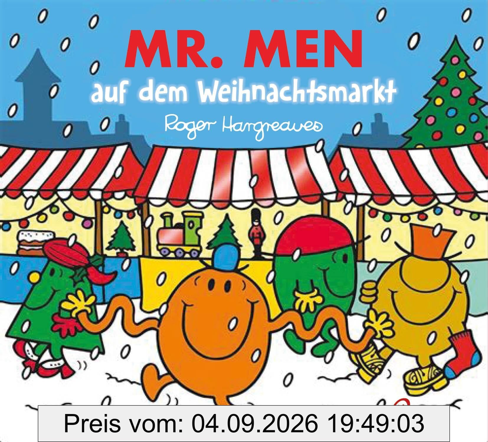 Mr. Men auf dem Weihnachtsmarkt