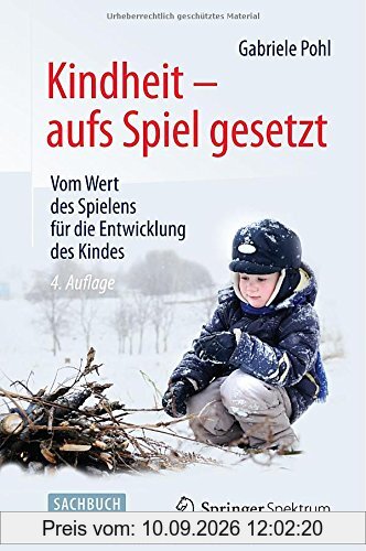 Kindheit - aufs Spiel gesetzt: Vom Wert des Spielens für die Entwicklung des Kindes