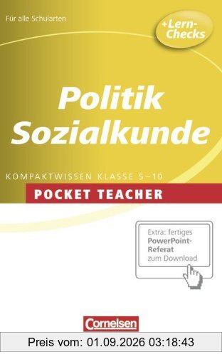 Pocket Teacher - Sekundarstufe I: Politik und Sozialkunde