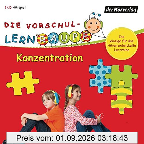 Die Vorschul-Lernraupe: Konzentration