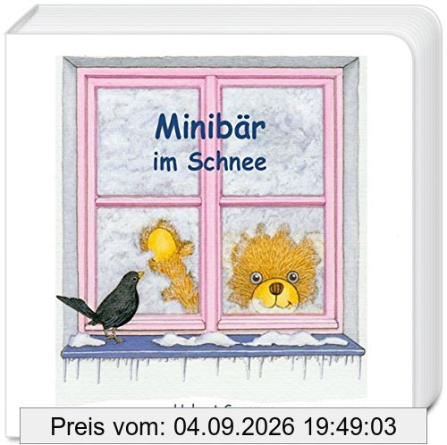 Minibär im Schnee