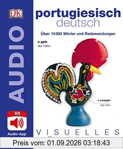 Visuelles Wörterbuch Portugiesisch Deutsch: Mit Audio-App - jedes Wort gesprochen