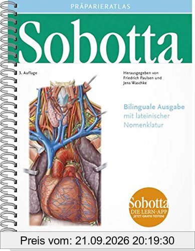 Sobotta Präparieratlas: Bilinguale Ausgabe