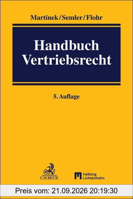 Handbuch Vertriebsrecht: National - international