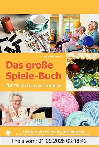 Das große Spiele-Buch für Menschen mit Demenz