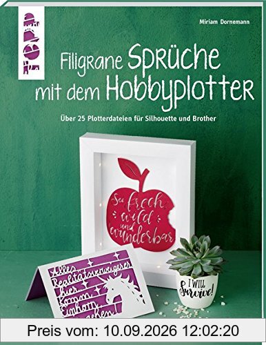 Filigrane Sprüche mit dem Hobbyplotter (kreativ.kompakt): Mit über 40 Plotterdateien für Silhouette und Brother zum Download