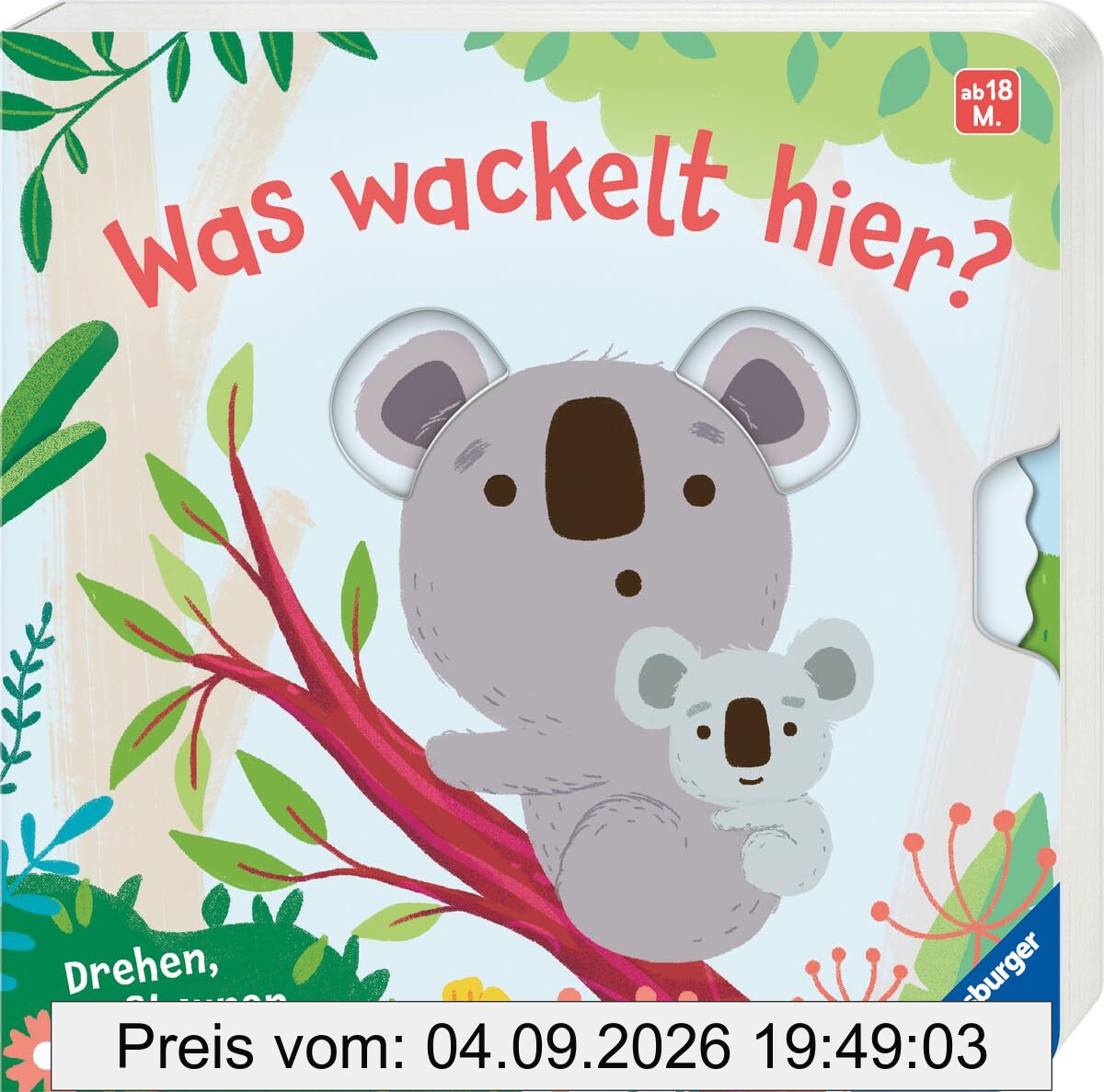 Was wackelt hier? Spielbuch ab 18 Monaten, Bilderbuch, Pappbilderbuch