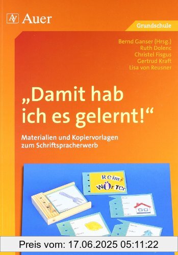 Binding : Taschenbuch, Edition : 6. Auflage., Label : Auer Verlag in der Aap Lehrerfachverlage Gmbh, Publisher : Auer Verlag in der Aap Lehrerfachverlage Gmbh, medium : Taschenbuch, numberOfPages : 136, publicationDate : 2011-10-25, authors : Ruth Dolenc, Christel Fisgus, Gertrud Kraft, publishers : Bernd Ganser, languages : german, ISBN : 3403031527