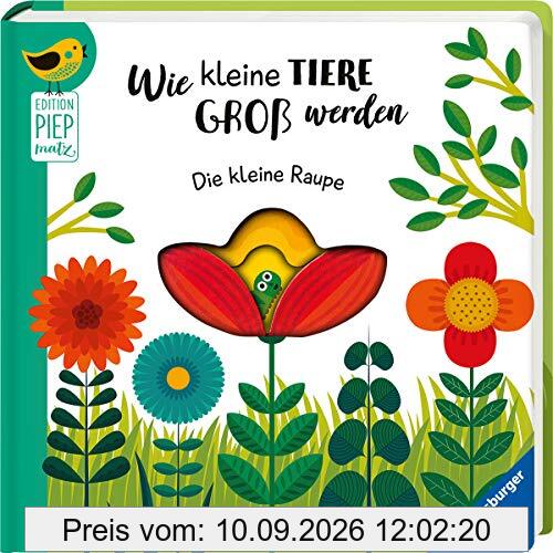 Wie kleine Tiere groß werden: Die kleine Raupe (Edition Piepmatz)