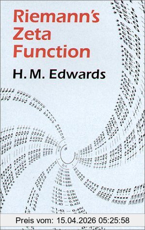 Edwards, Harold M. Riemann's Zeta Function (Dover Books On Mathematics)