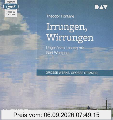 Irrungen, Wirrungen: Ungekürzte Lesung mit Gert Westphal (1 mp3-CD)