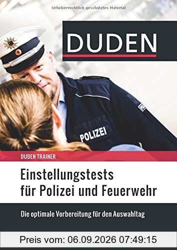 Duden Trainer - Einstellungstests für Polizei und Feuerwehr