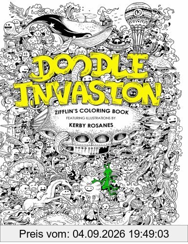Doodle Invasion: Zifflin's Coloring Book